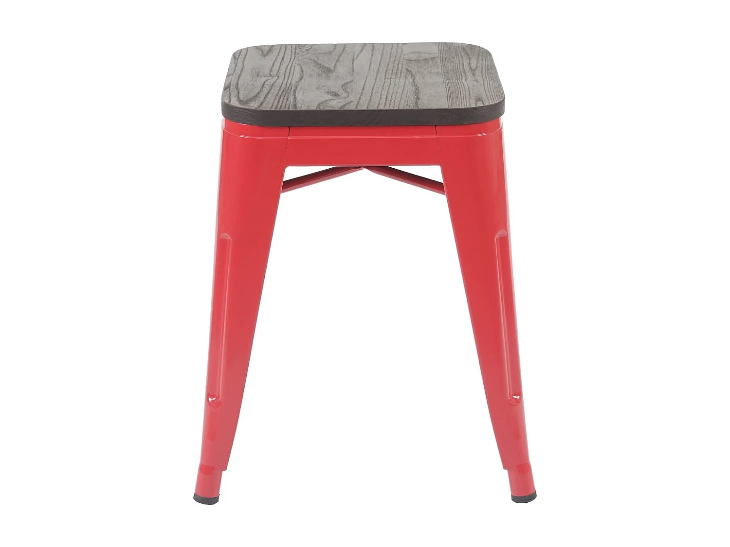 Kruk MCW-A73 (set van 6) Houten zitting,  rood