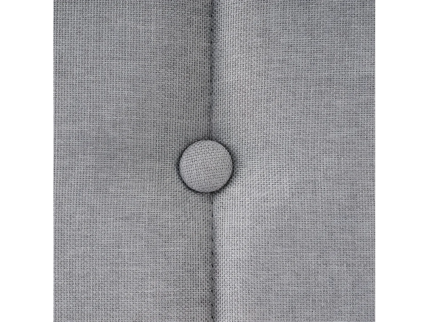 Letto imbottito in lino 160x200 cm - con prese di ricarica e rete a doghe - Grigio