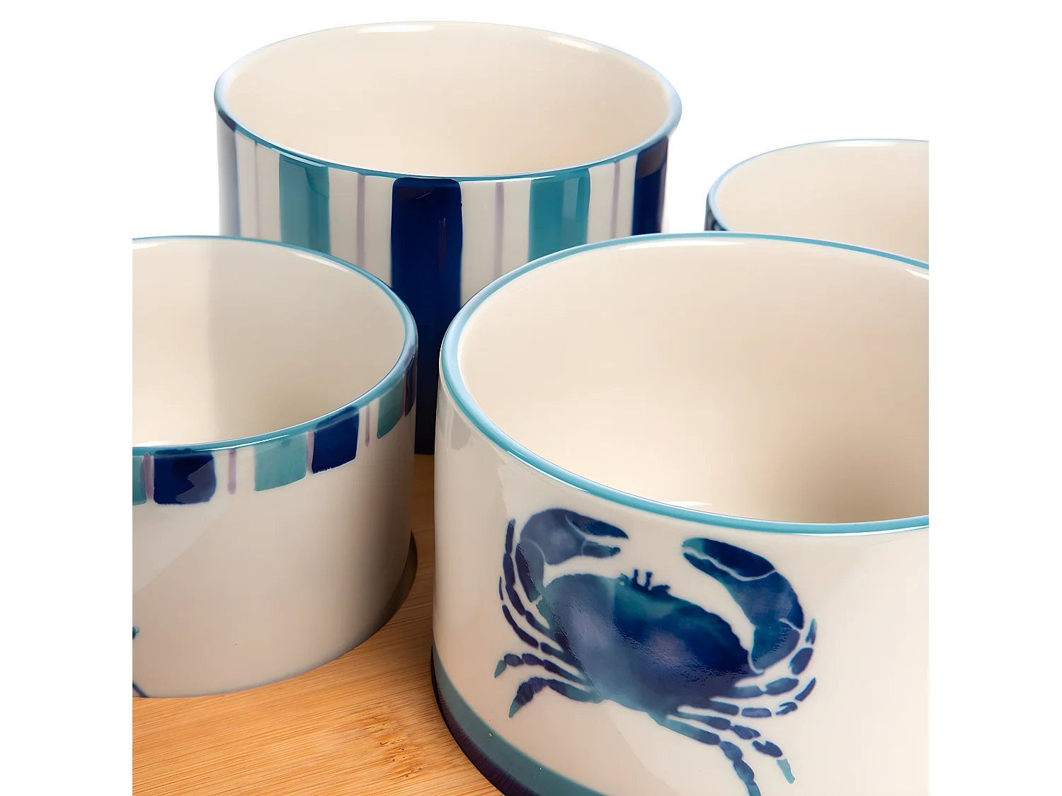 Plateau et ses 4 bols Marina