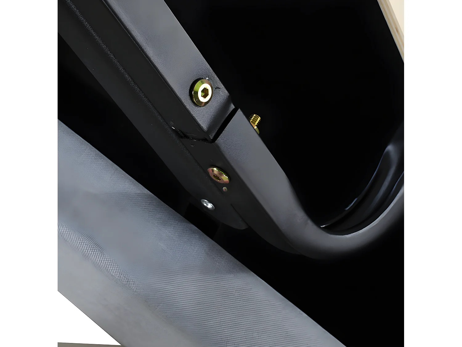 Lit coffre rembourré en tissu lin - 90x200cm - Gris