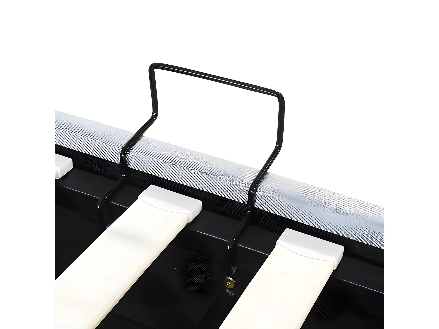 Cama canapé tapizada en tejido de lino - 180x200cm - convertible en 2 camas individuales - Gris