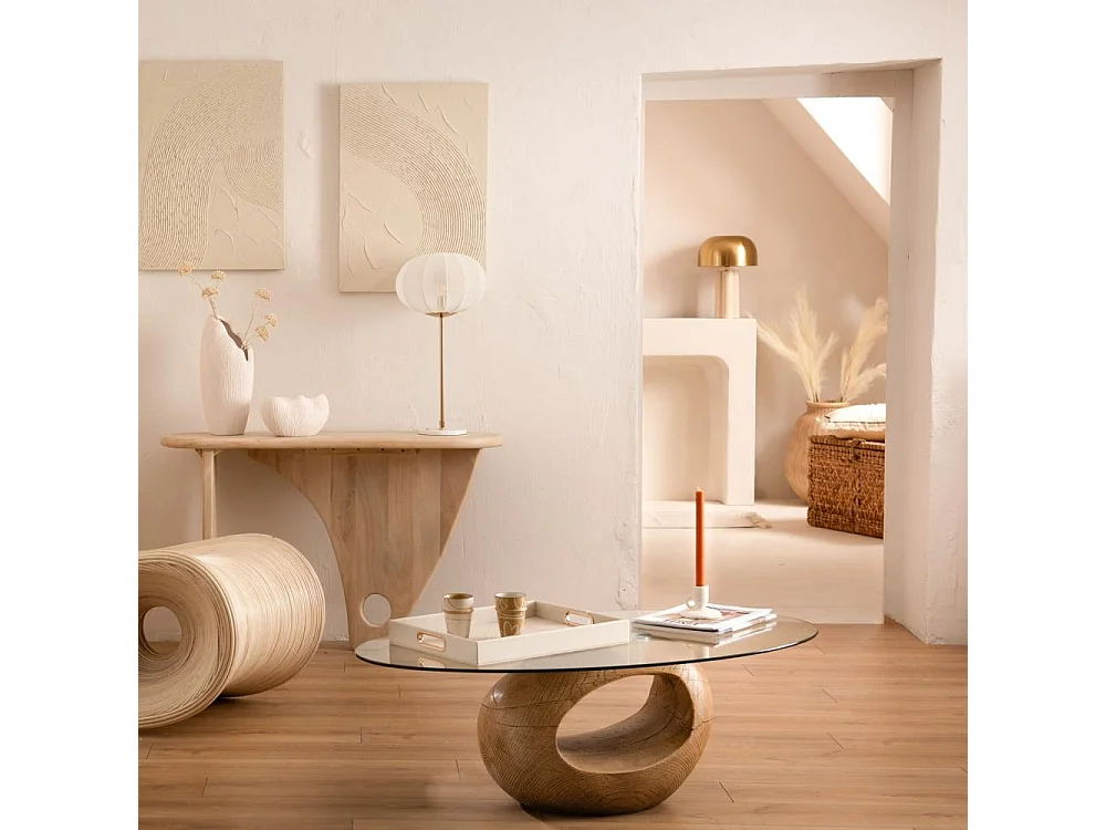 Table basse Rocher en chêne