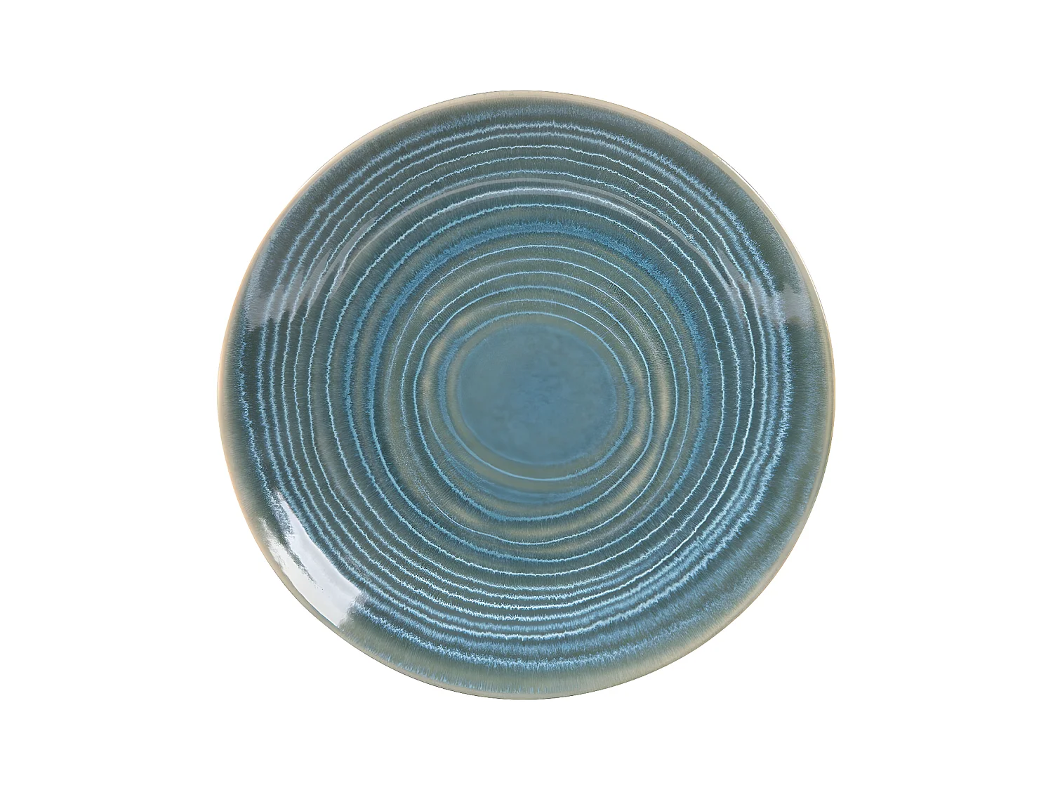 Assiette plate moon lagon 27 cm (lot de 6)
