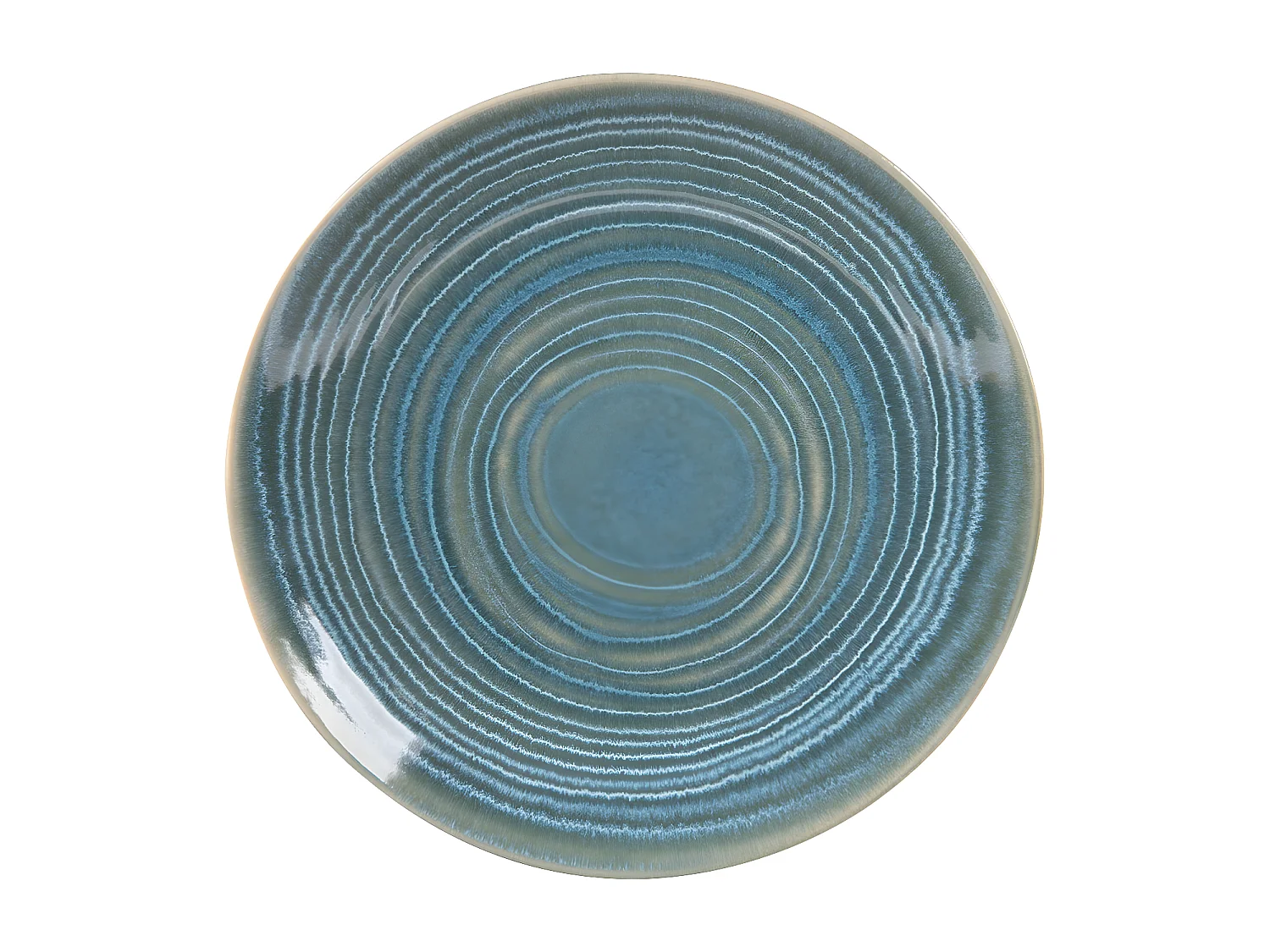 Assiette plate moon lagon 27 cm (lot de 6)