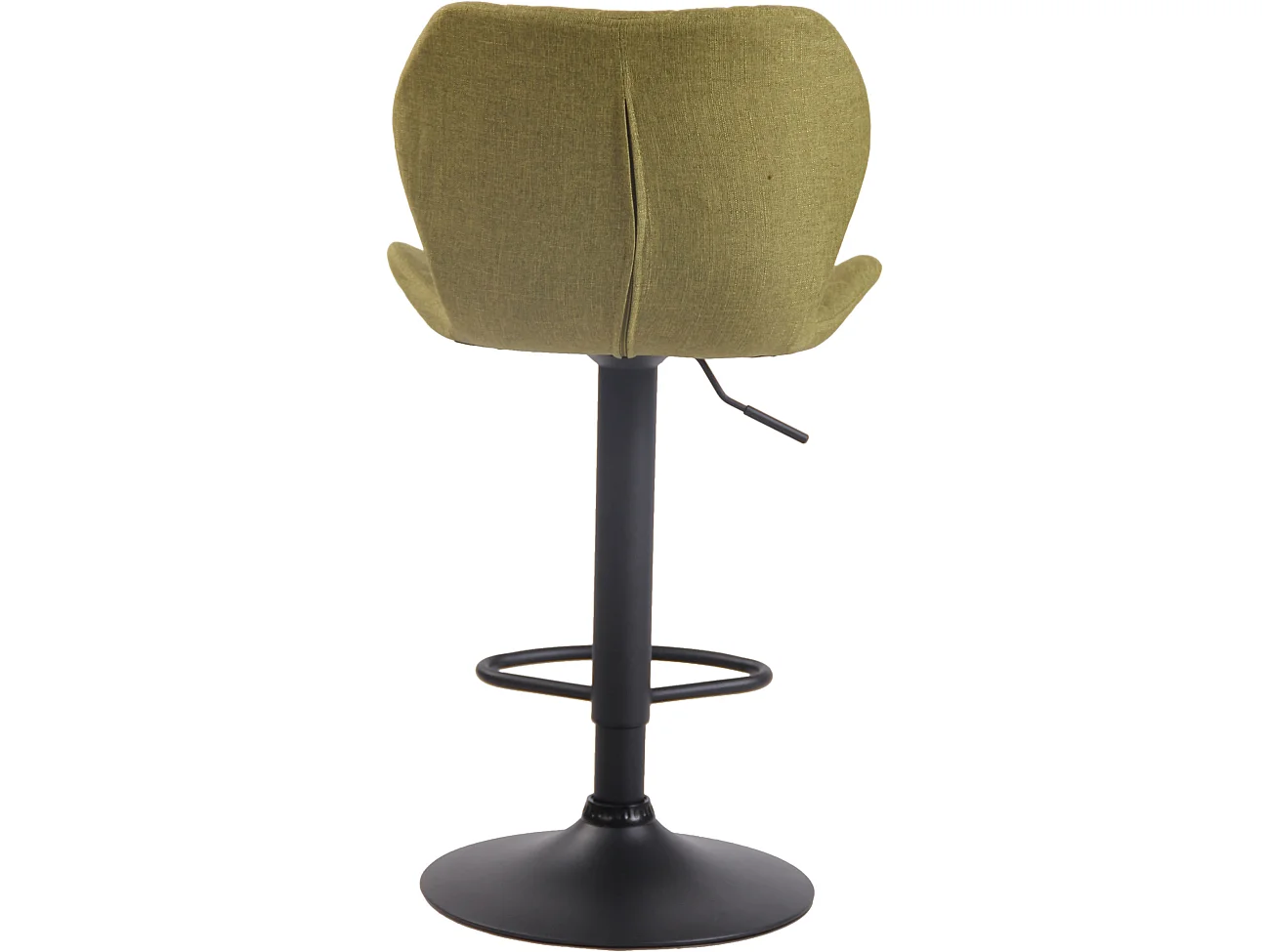 Lot de 2 Tabourets de bar - Tissu & Métal - Vert - Cork