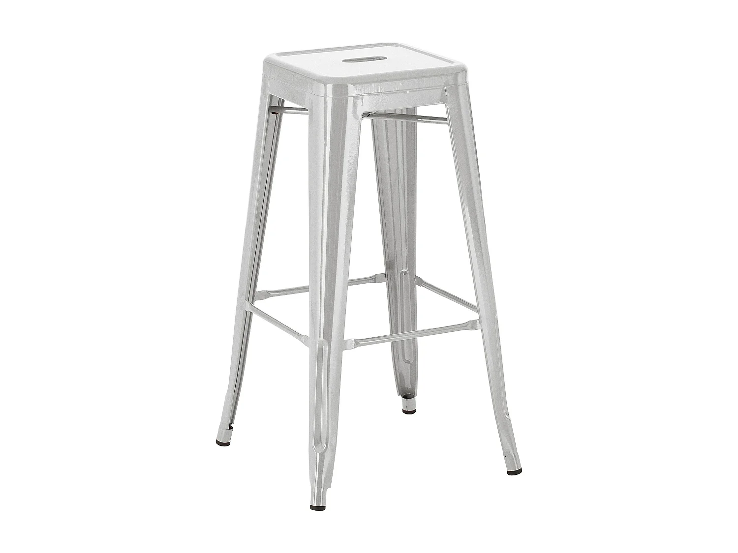 Tabouret de bar - Métal - Argent - Joshua