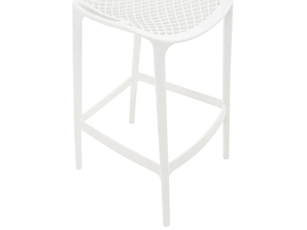 Tabouret de bar - Plastique - Blanc - Air