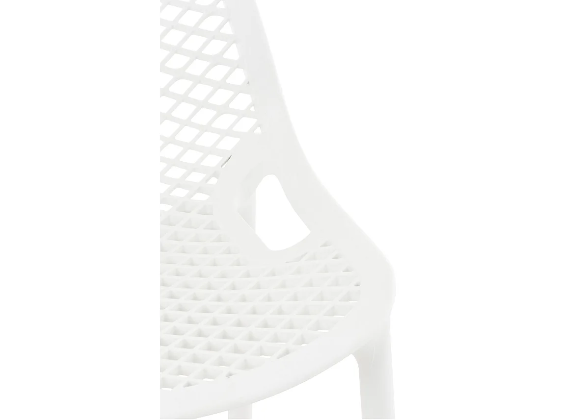 Tabouret de bar - Plastique - Blanc - Air
