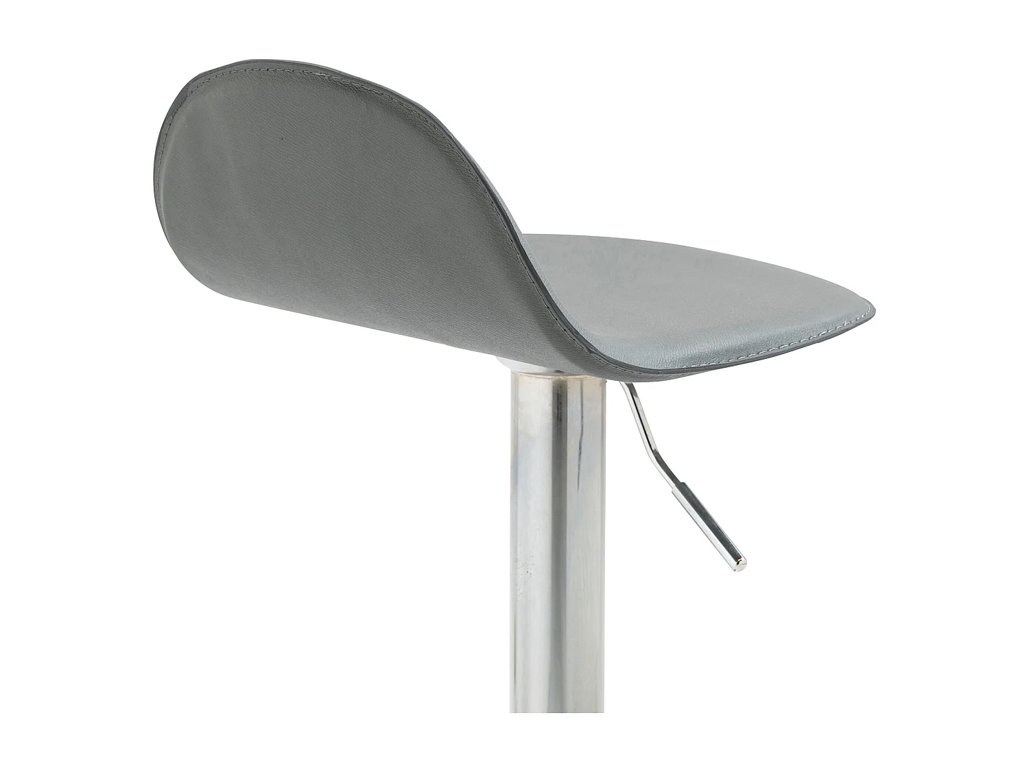 Tabourets de bar - Similicuir & Métal - Gris - Lana