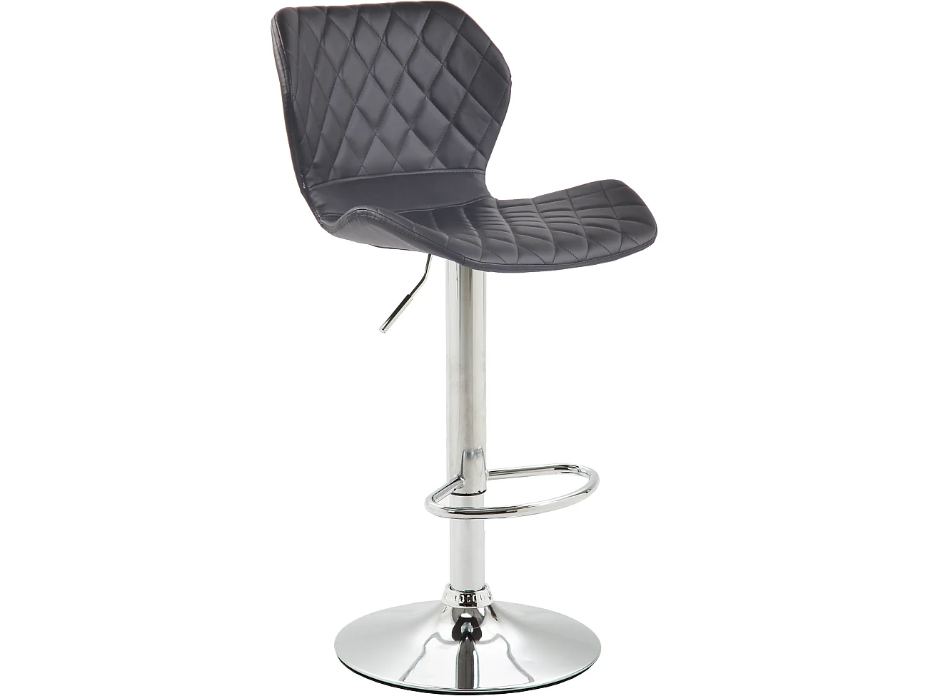 Barhocker - Kunstleder & Metall - schwarz - Cork