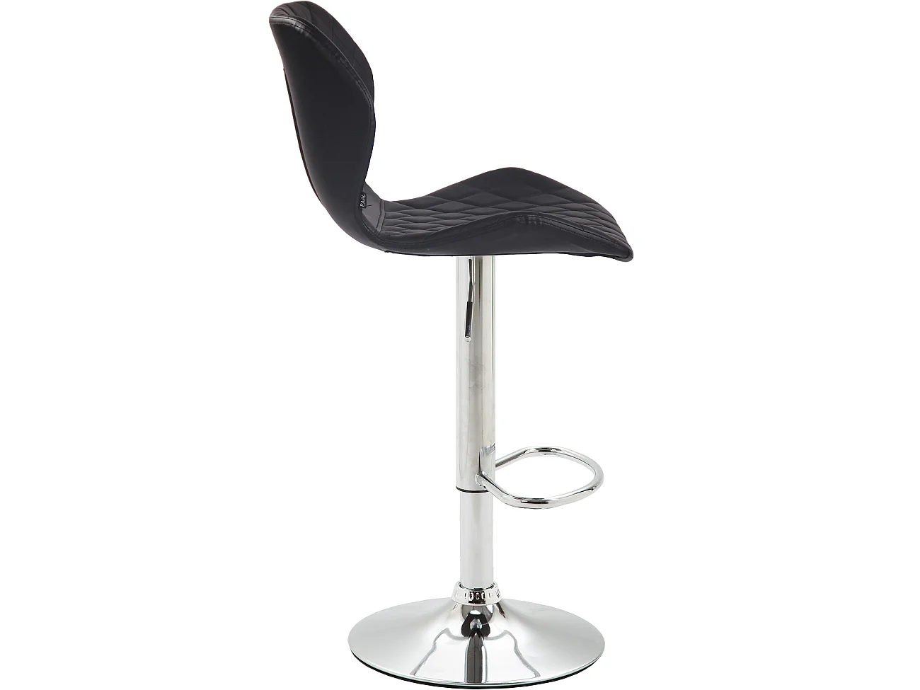 Barhocker - Kunstleder & Metall - schwarz - Cork