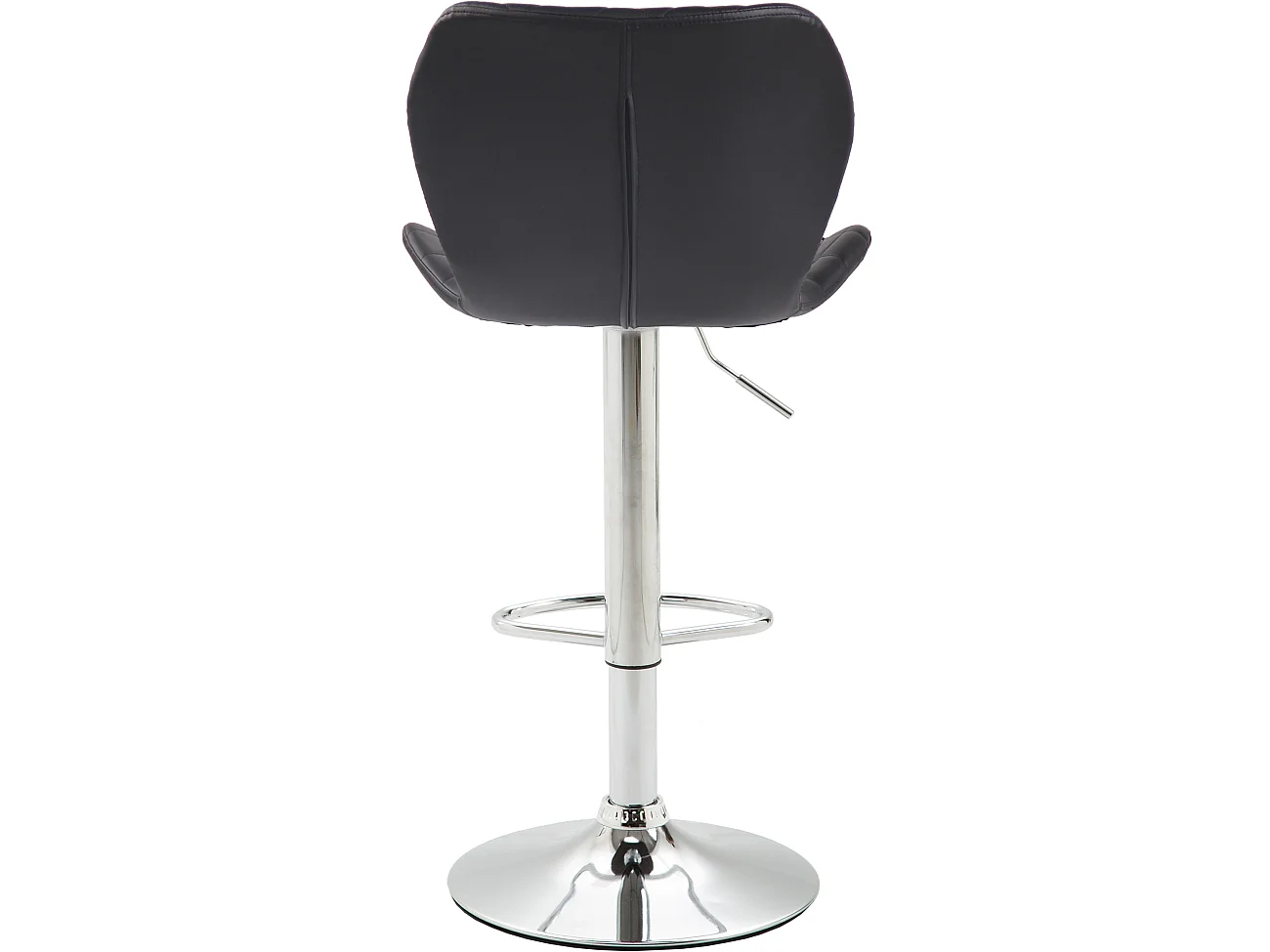 Barhocker - Kunstleder & Metall - schwarz - Cork