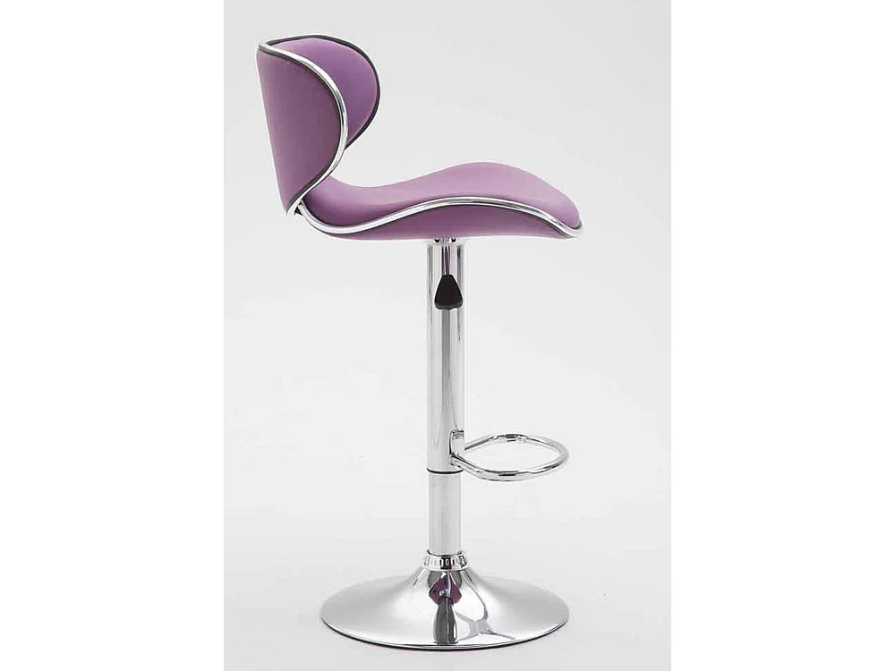 Set van 2  Barkruk - Kunstleer & chroom - purper - Las Vegas v2
