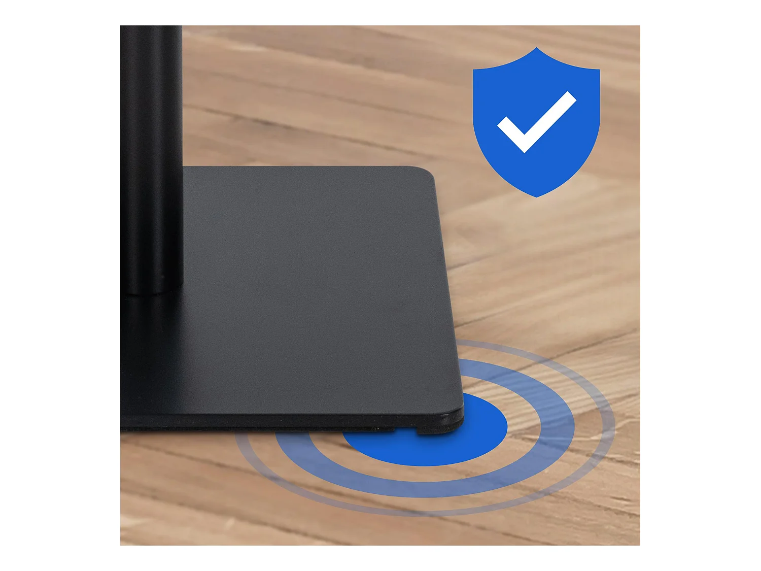 Barhocker - Stoff & schwarz - grau - Damaso