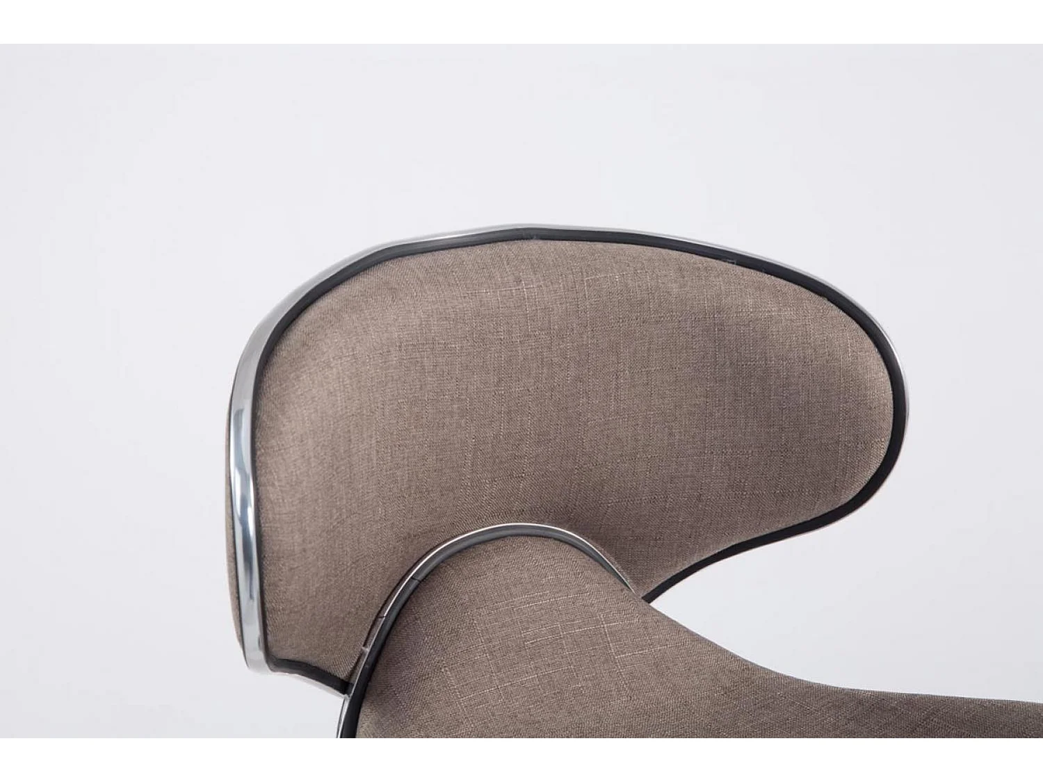 Barkruk - Stof & chroom - taupe - Las Vegas V2