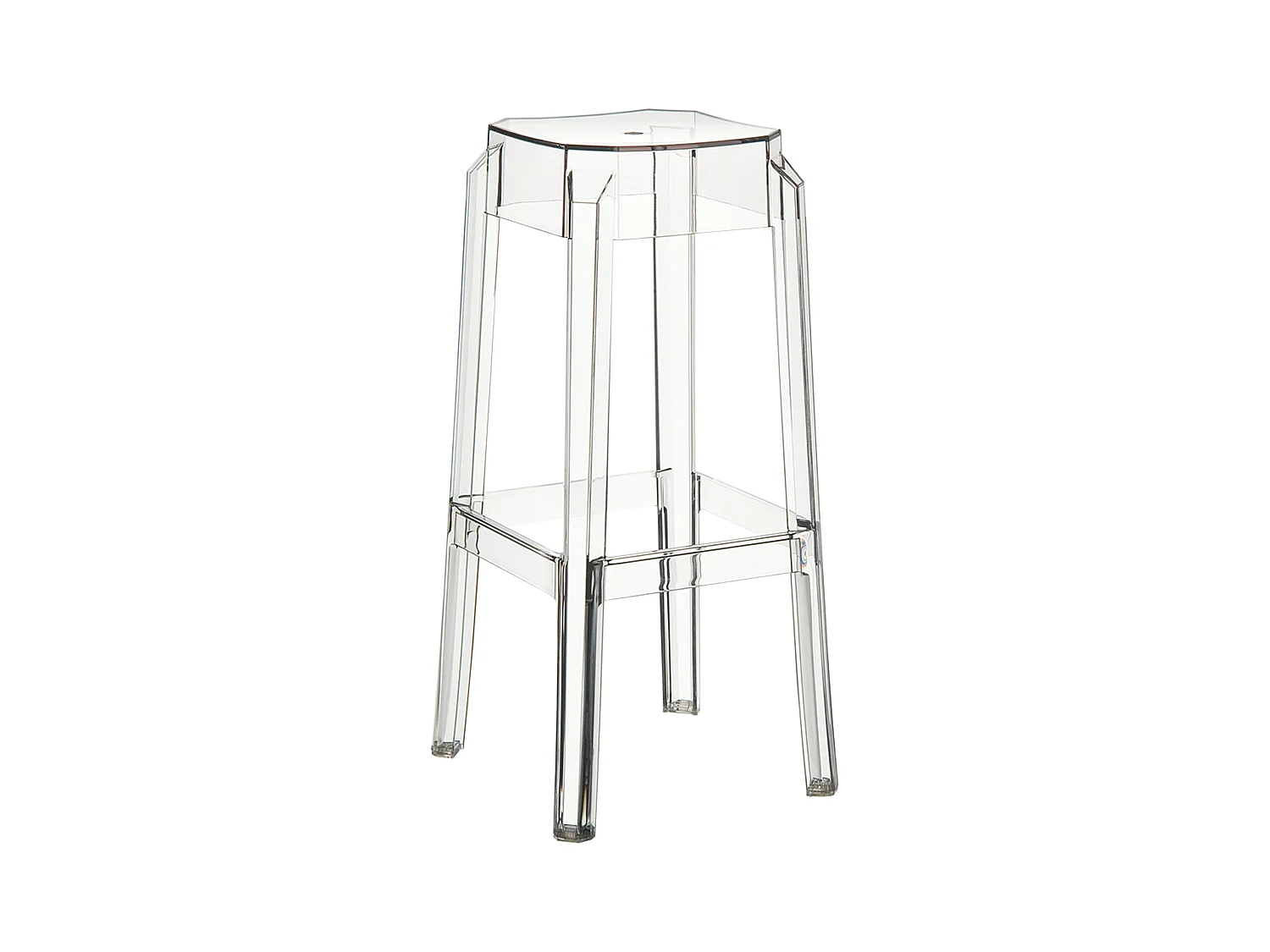 Tabouret de bar - Plastique & Plastique - Transparent - FOX