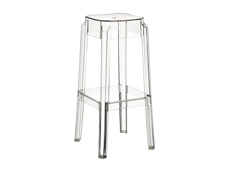 Tabouret de bar - Plastique - Transparent - FOX