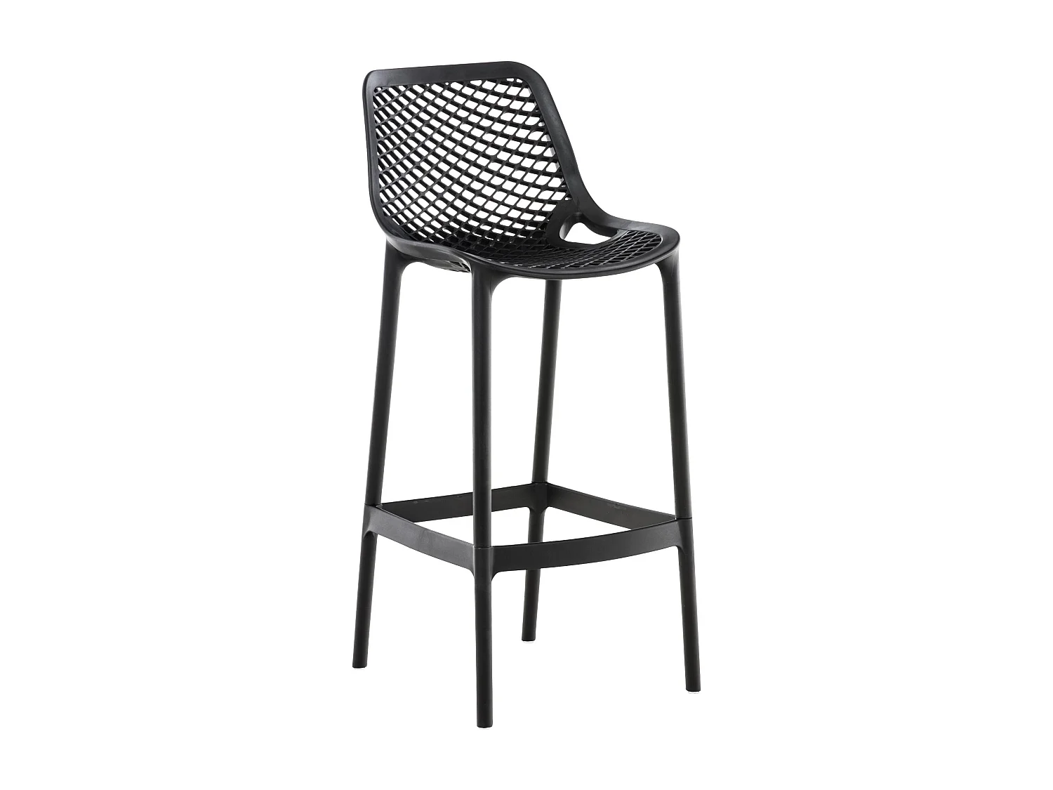 Barkruk - Kunststof - zwart - Air