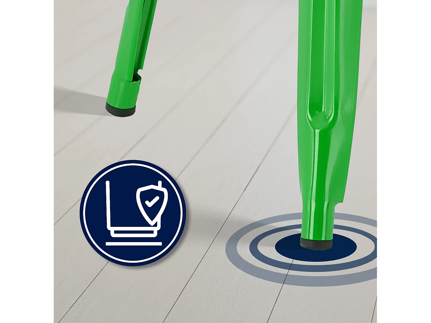 Barkruk - Metaal - groen - Joshua