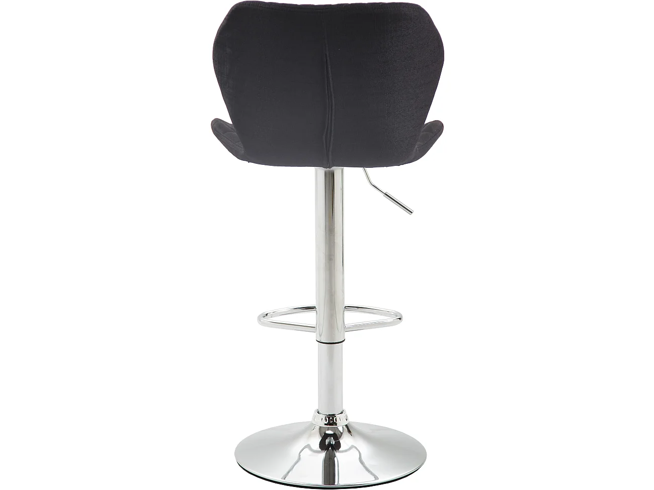 Set di 2 Sgabello da bar - Tessuto & Metallo - nero - Cork