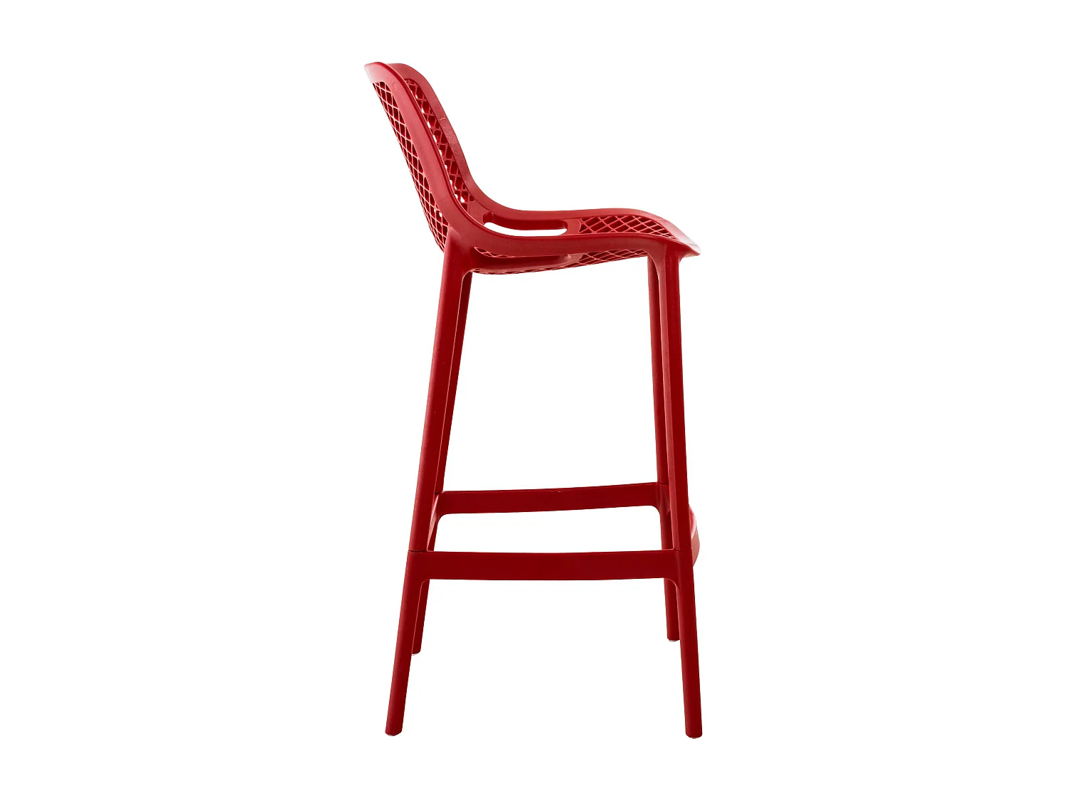 Barkruk - Kunststof - rood - Air