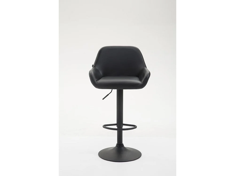Tabouret de bar - Similicuir & Noir - Noir - Braga