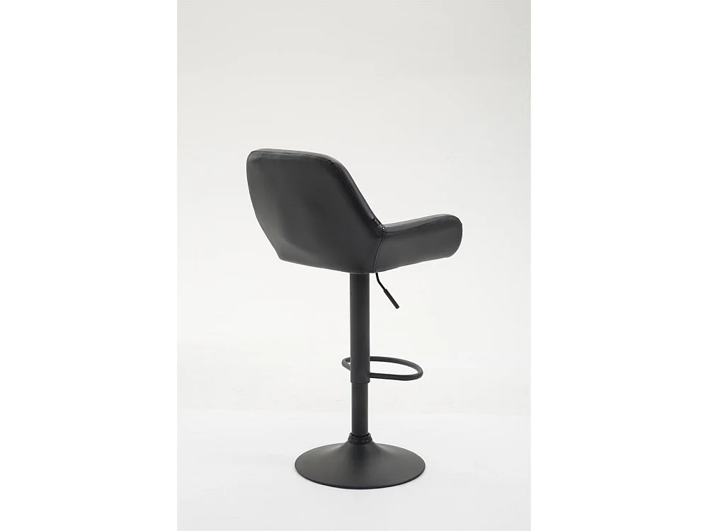 Tabouret de bar - Similicuir & Noir - Noir - Braga