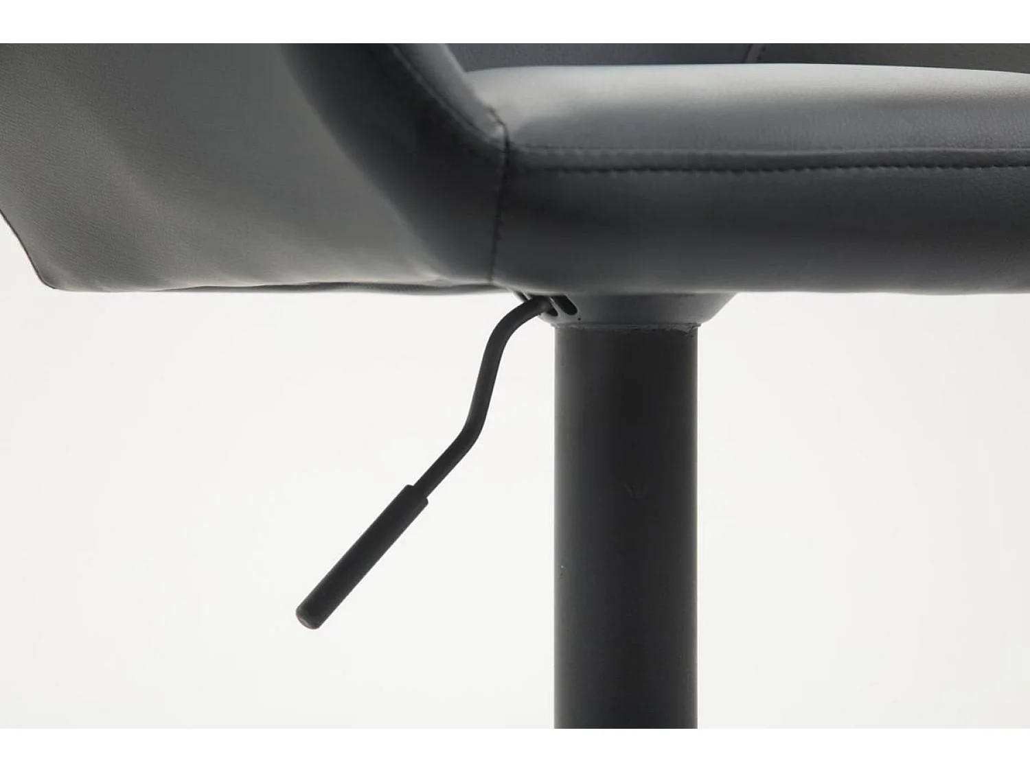 Tabouret de bar - Similicuir & Noir - Noir - Braga