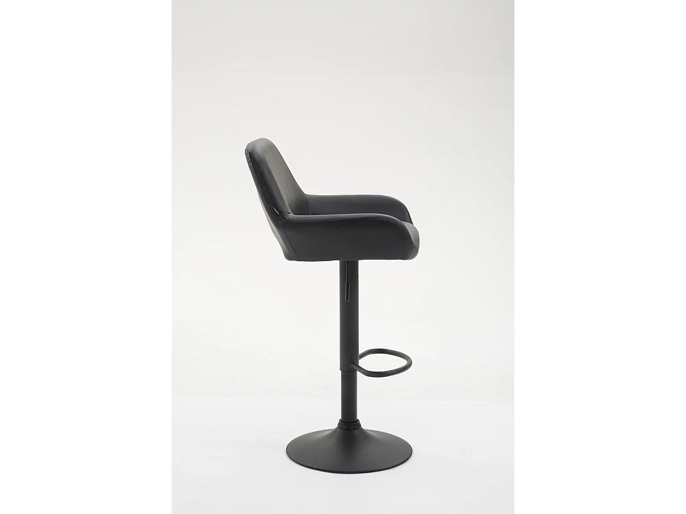 Tabouret de bar - Similicuir & Noir - Noir - Braga