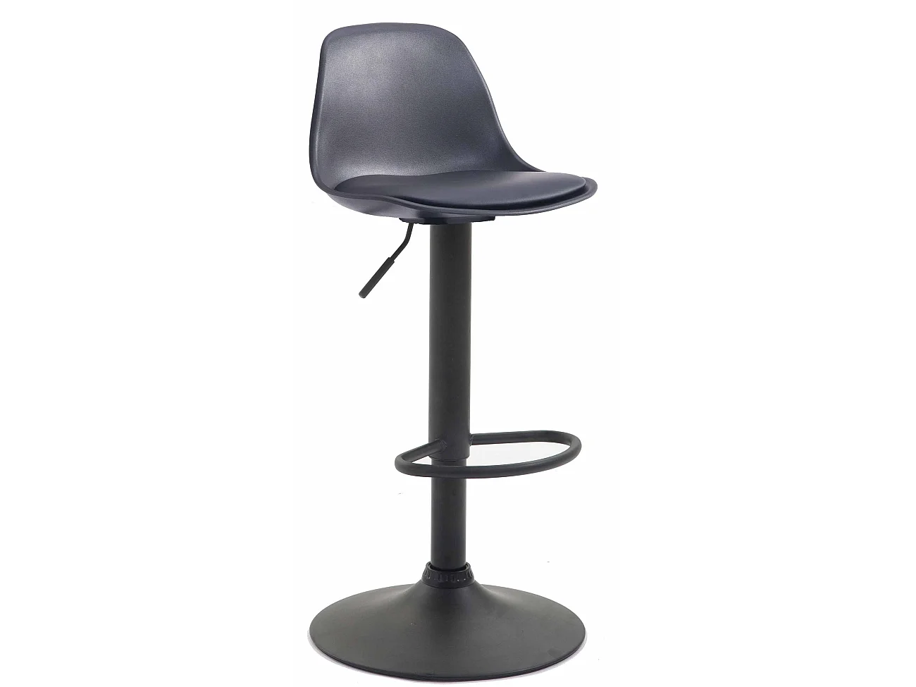 Barkruk - Kunststof & Metaal - zwart - Kiel