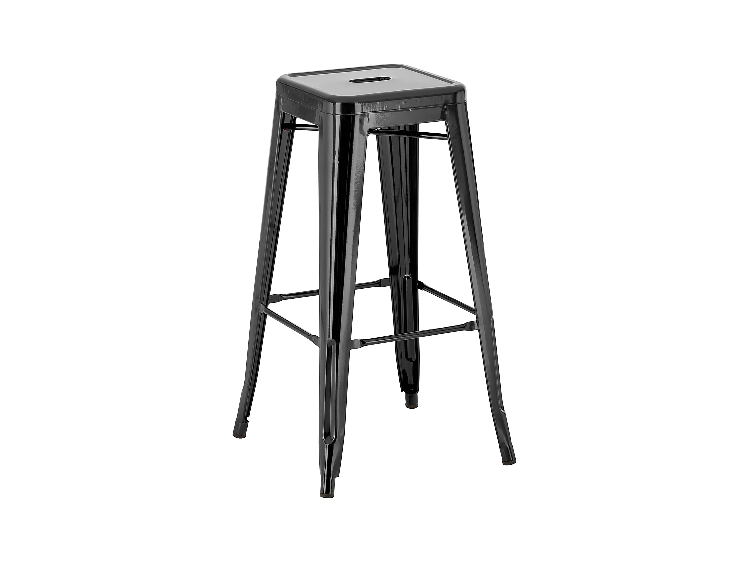 Tabouret de bar - Métal - Noir - Joshua