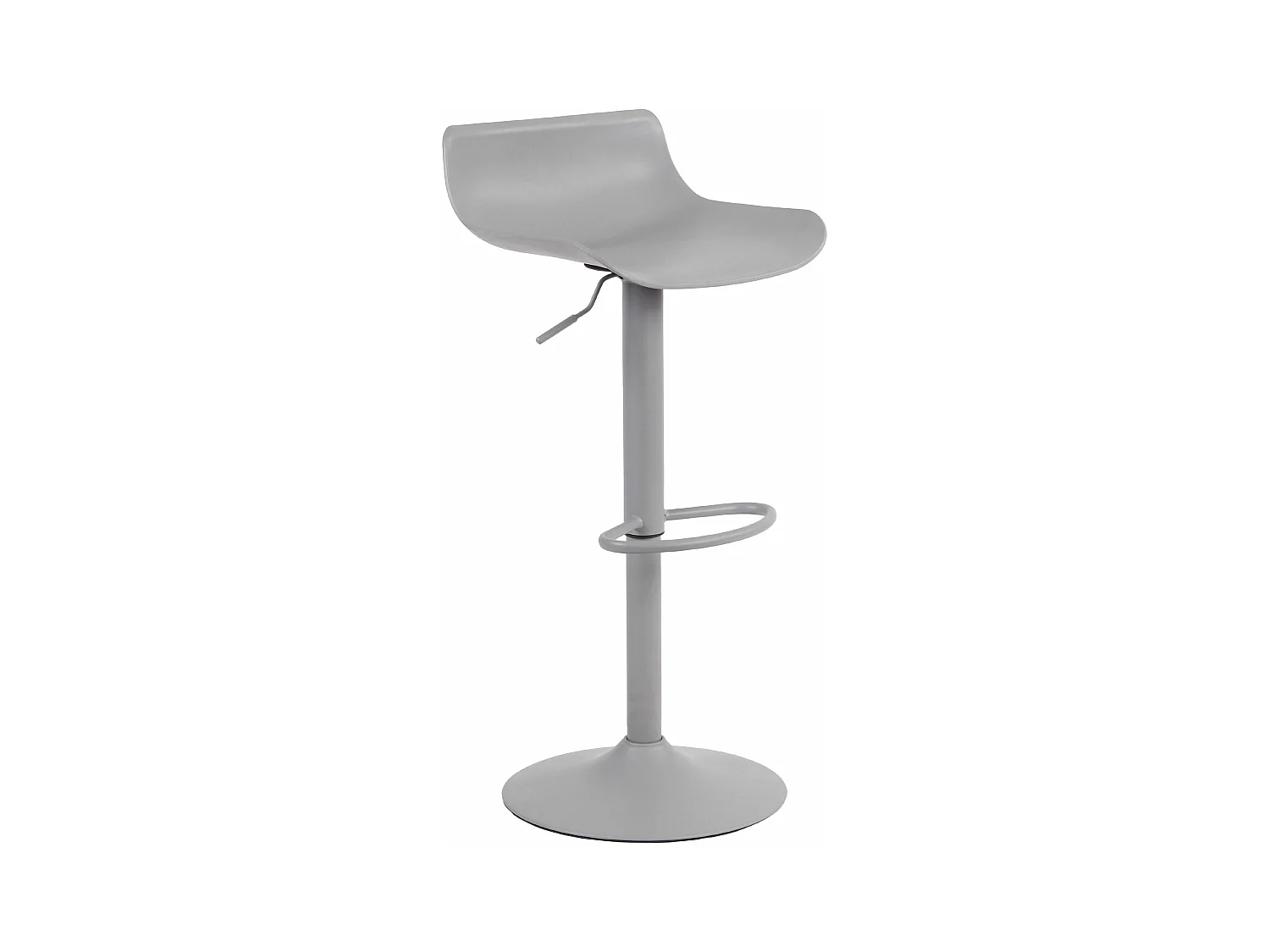 Tabouret de bar - Plastique & Chrome - Gris - Aveiro