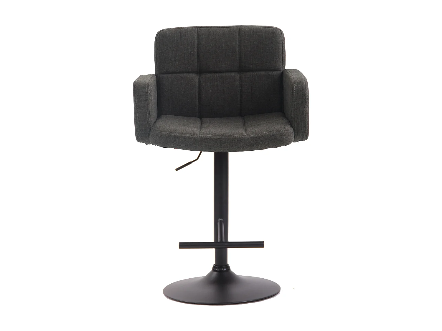 Tabourets de bar - Tissu & Métal - Gris foncé - Los Angeles