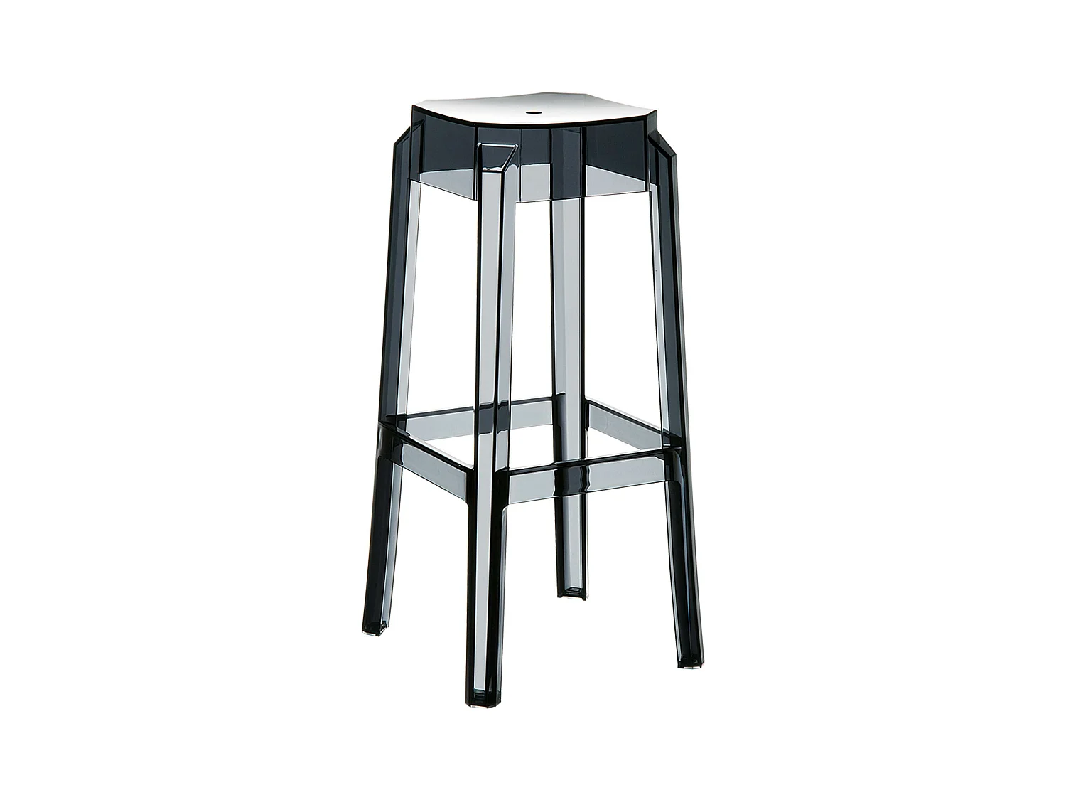 Tabouret de bar - Plastique & Plastique - Noir - FOX