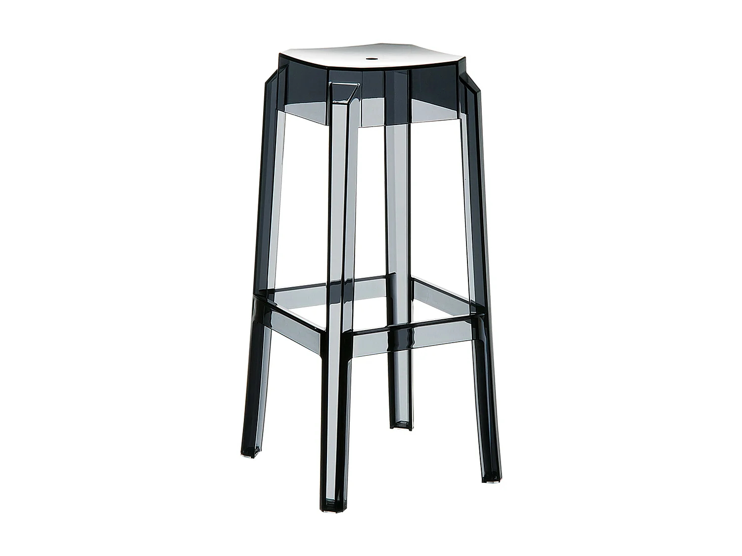 Tabouret de bar - Plastique - Noir - FOX