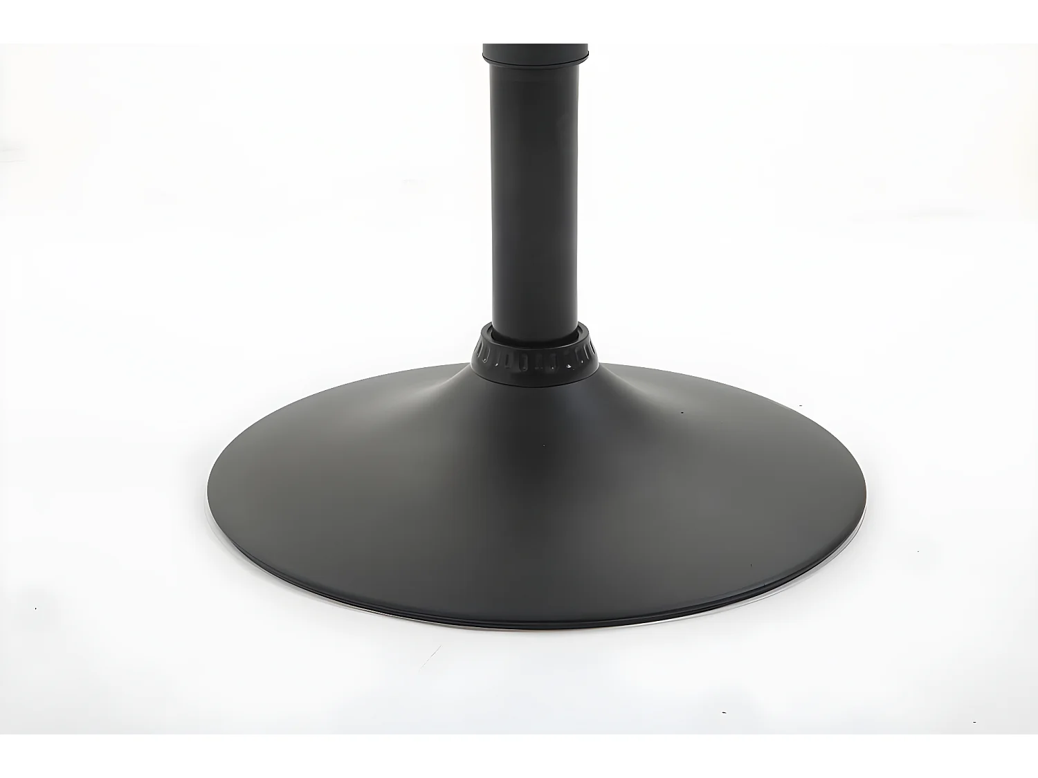 Lot de 2 Tabourets de bar - Tissu & Métal chromé - Gris - Braga