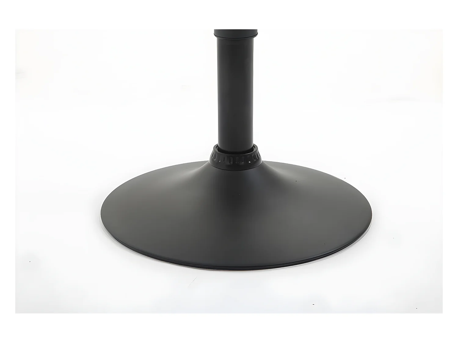 Lot de 2 Tabourets de bar - Tissu & Métal chromé - Gris - Braga