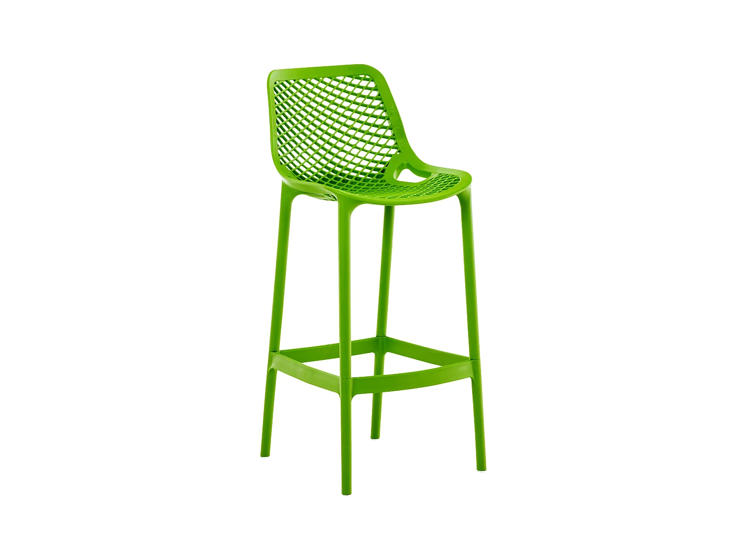 Tabouret de bar - Plastique & Plastique - Vert - Air