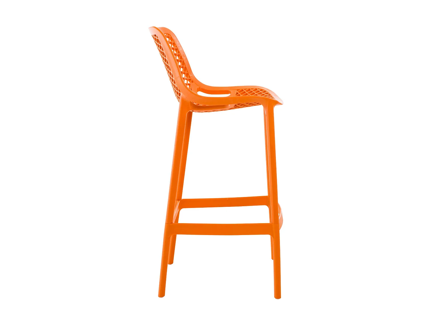 Barkruk - Kunststof - oranje - Air