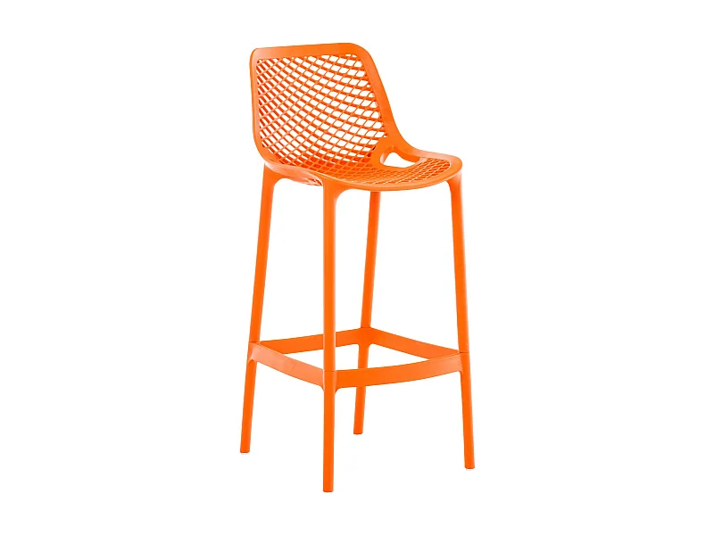 Tabouret de bar - Plastique - Orange - Air