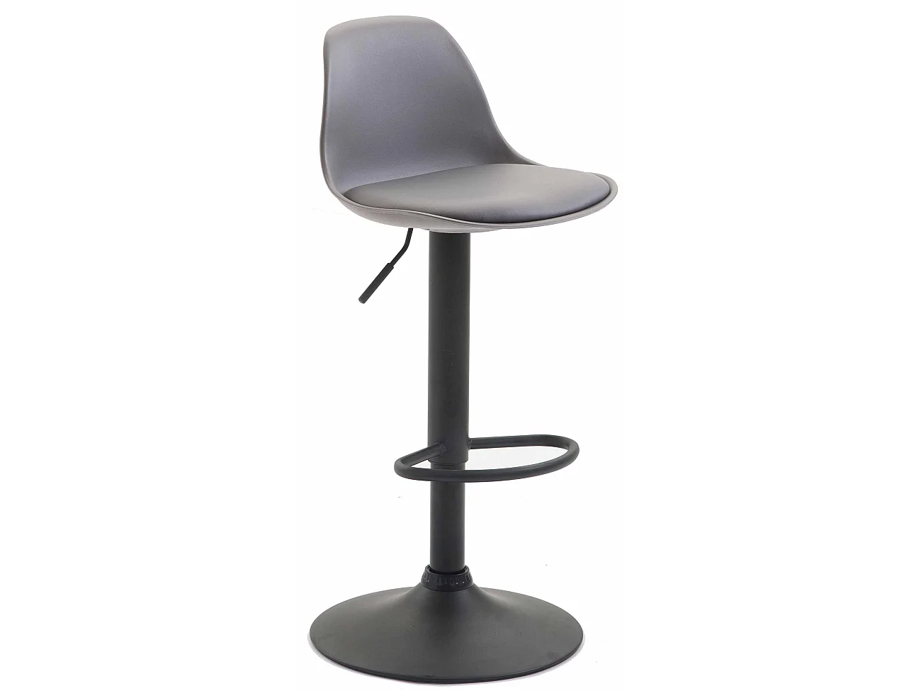 Barkruk - Kunststof & Metaal - grijs - Kiel