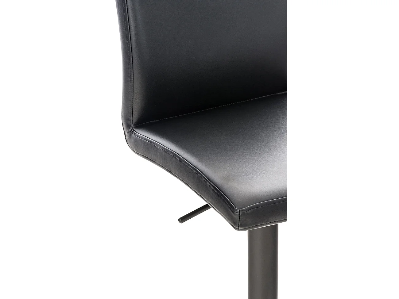 Tabouret de bar - Similicuir & Noir - Noir - Cadiz