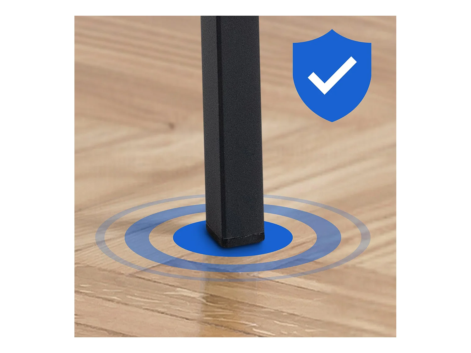 Barkruk - Stof & zwart - creme - Damaso