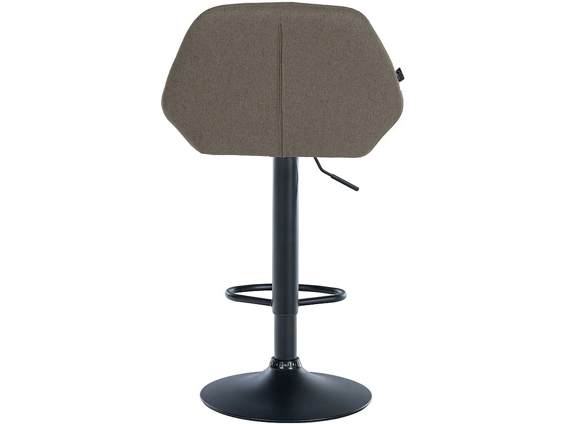 Set van 2  Barkruk - Stof & zwart - taupe - Braga