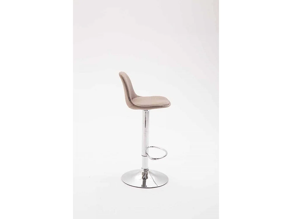 Barhocker - Stoff & Metall - taupe - Kiel