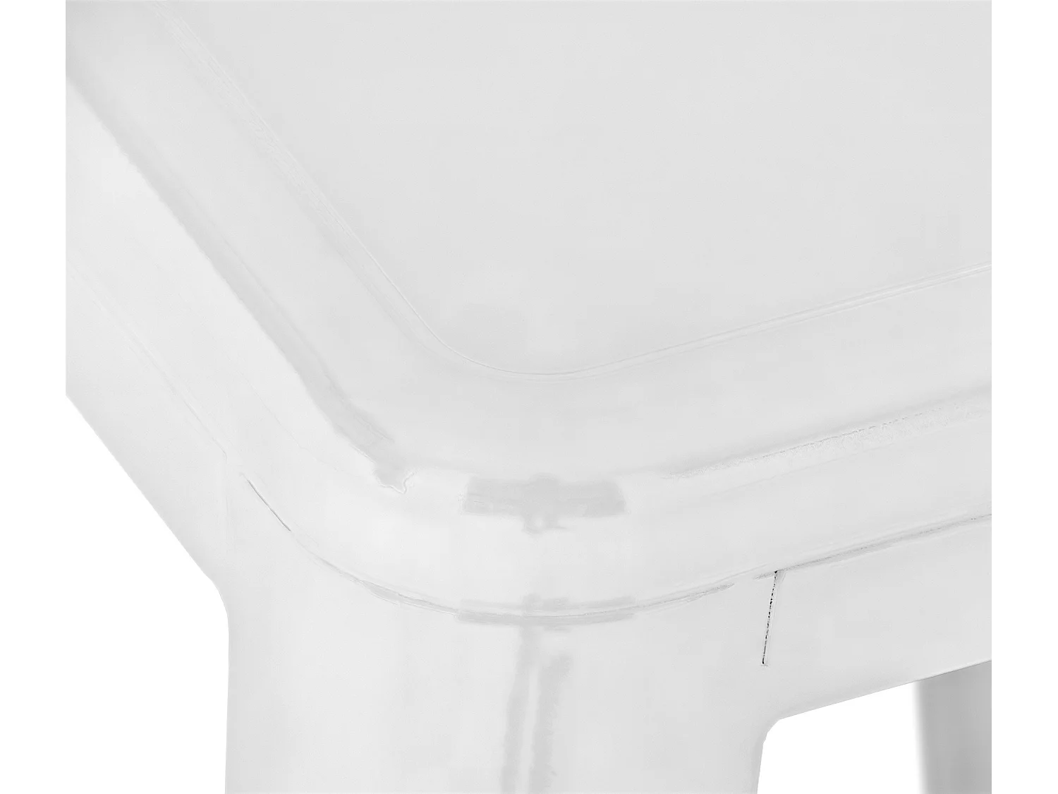 Tabouret de bar - Métal - Blanc - Joshua