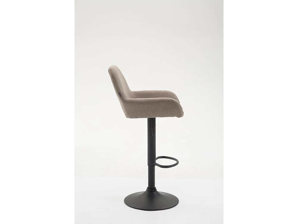 Barkruk - Stof & zwart - taupe - Braga