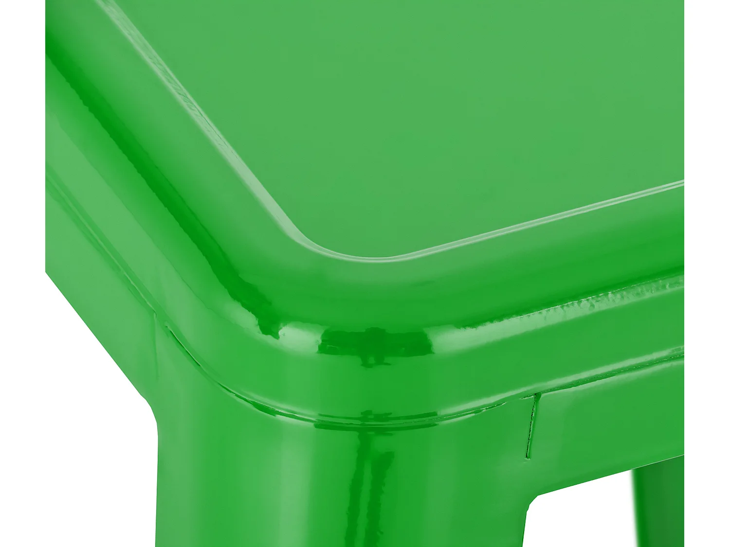 Lot de 4  Tabouret de bar - Métal - Vert - Joshua