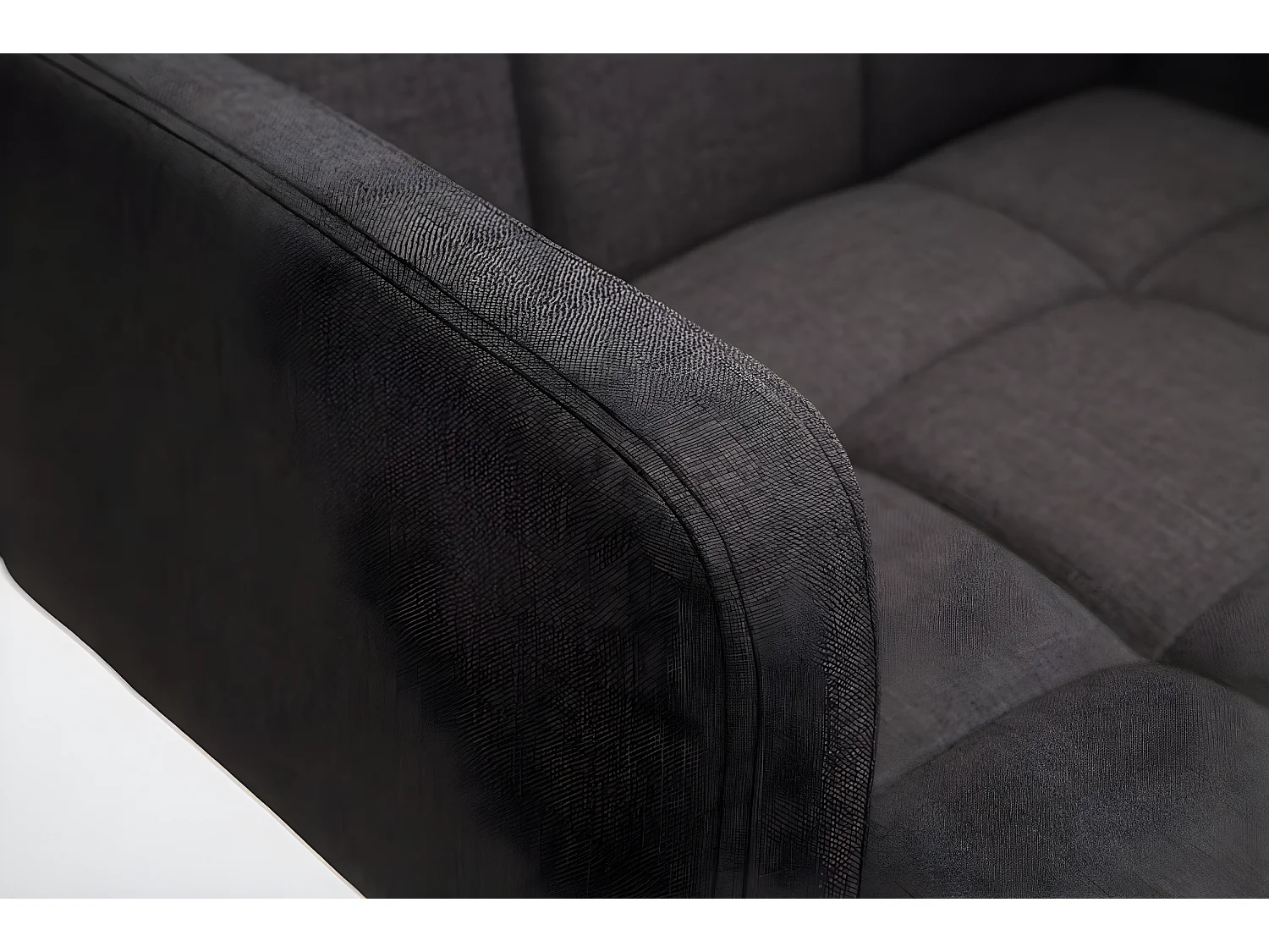 Tabourets de bar - Tissu & Métal - Gris foncé - Los Angeles