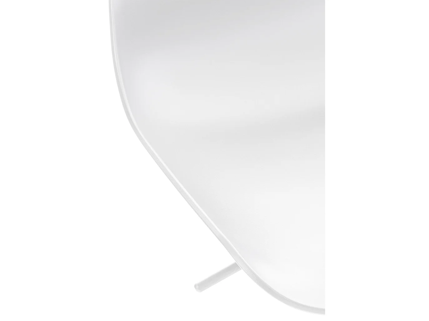 Tabouret de bar - Plastique & Chrome - Blanc - Aveiro
